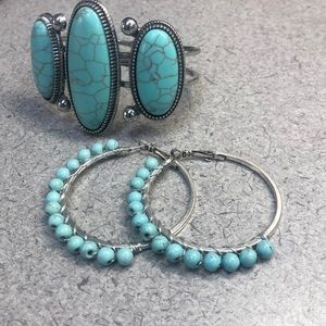 Plunder bracelet and earrings